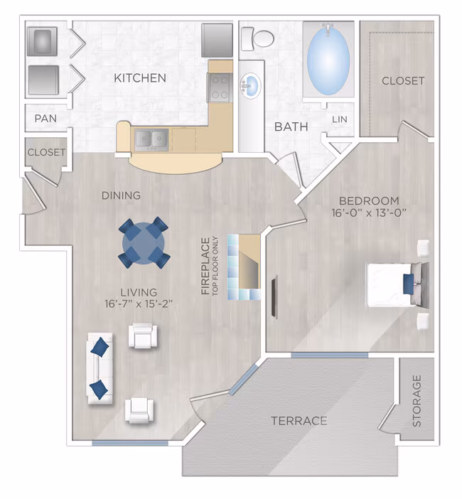 Unit 12301 12301 floor plan